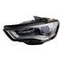 Left Headlamp (Bi Xenon, Takes D3S Bulb, Grey Bezel, Without Curve Light, With LED Daytime Running Light, Supplied Without LED Module, Original Equipment) for Audi A3 Saloon 2012 2016