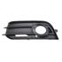 Audi A1 3 Door 2010 2015 Front Bumper Grille L.H. (Passengers Side) Grained, Matt Black, With Hole For Fog Lamp, With Chrome Trim, Not For S Line Models