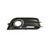 Audi A1 3 Door 2010 2015 Front Bumper Grille R.H. (Drivers Side) Grained, Matt Black, With Hole For Fog Lamp, With Chrome Trim, Not For S Line Models