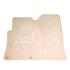 Luxury Tailored Car Mats in Beige for Mitsubishi Colt VI 2004 2009   4 Piece   No Clips