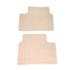 Luxury Tailored Car Mats in Beige for Mitsubishi Colt VI 2004 2009   4 Piece   No Clips