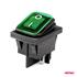 Rectangle Universal Switch with Green Light