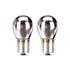 AMIO 12V P21W BA15s Chrome Bulb   Twin Pack