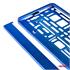 Metallic Blue Number Plate Holder