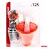 Red Motor Oil Funnel with Holder   125mm