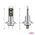 AMIO H mini Series 12V 42W H7 6500K LED Bulbs   Twin Pack