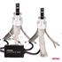 AMIO Flex+ Series 12/24V 50W H3 6000K Canbus LED Headlight Bulbs   Twin Pack