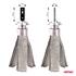 AMIO Flex+ Series 12/24V 50W H7/H18 6000K Canbus LED Headlight Bulbs   Twin Pack