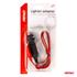 Lighter socket adapter with crocodile output 12V 24V 60cm 