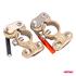 Brass Battery Terminals 600A   Pair