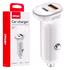 Dual USB A + USB C 3A 20W 12/24V Car Charger   Long