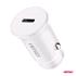 Single USB C 3A 20W 12/24V Car Charger   Short