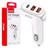 2x USB A + 1x USB C 3A 38W 12/24V 3 Port Car Charger