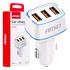 Triple USB A 3A 30W 12/24V Car Charger