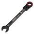 Draper Expert 03924 HI TORQ Metric Flexible Head Ratchet Combination Spanner, 17mm, Black