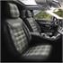 Premium Jacquard Leather Car Seat Covers GTI SPORT   Green Black For Audi E TRON 2018 Onwards