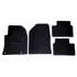 Luxury Tailored Car Mats in Black for Volkswagen Eos 2006 2015   4 Piece   2 Clips In Driver and Passenger Mats