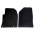 Luxury Tailored Car Mats (Front Only) in Black for Citroen Berlingo Van  2002 2008   2 Piece   No Clips Required