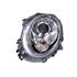 Left Headlamp (Bi Xenon, With Clear Indicator, With Silver Bezel, Takes D1S Bulb, Without Ballast, With Self Levelling, Original Equipment) for Mini One Cooper 2006 2010