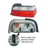 Right Rear Lamp (Coupé, Clear, With Check Control, Original Equipment) for BMW 3 Series Convertible 1992 1999