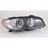 Right Headlamp (With Black Bezel, With Clear Indicator, Takes H7/H7 Bulbs, Original Equipment) for BMW 3 Series Convertible 2003 2006