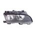 Right Headlamp (With Black Bezel, Saloon & Estate, Original Equipment) for BMW 3 Series Touring 2002 2005