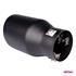 Exhaust Silencer Tip Stainless Steel   Black Matt