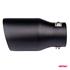 Exhaust Silencer Tip Stainless Steel   Black Matt