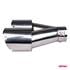 Exhaust Silencer Tip Stainless Steel   Chrome