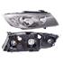 Right Headlamp (Twin Reflector, Halogen, Takes H7/H7 Bulbs, Supplied Without Motor) for BMW 3 Series 2008 on