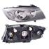 Right Headlamp (Twin Reflector, Halogen, Takes H7/H7 Bulbs, Supplied Without Motor) for BMW 3 Series Touring 2008 on
