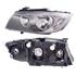 Left Headlamp (Twin Reflector, Halogen, Takes H7/H7 Bulbs, Supplied Without Moto) for BMW 3 Series 2008 on
