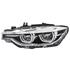 Left Headlamp (LED, Without Curve Light, With LED Daytime Running Light, Supplied Without LED Modules, Original Equipment) for BMW 3 Series 2015 to 2019
