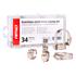 Stainless Steel Worm Clamps   Set of 34