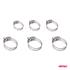 Stainless Steel Worm Clamps   Set of 34