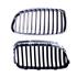 BMW 5 Series F10 2010 2013 LH Grille, Chrome Frame, Black/Chrome Vanes