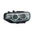 Left Headlamp (Bi Xenon, Takes D1S Bulbs, Without Bend Light, With LED Daytime Running Light, Original Equipment) for BMW 4 Series Convertible 2013 2017