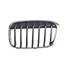 BMW X1, F48, 2015 2019 LH (Passenger Side) Front Bumper Grille, Matt Black, With Chrome Frame