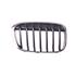 BMW X1, F48, 2015 2019 RH (Drivers Side) Front Bumper Grille, Matt Black, With Chrome Frame