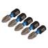 Draper Expert 04951 PZ Type Impact Screwdriver Bits, No.2 x 25mm, 1/4" Hex   Pack of 5