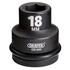Draper 04999 Hi TORQ Impact Socket, 3/4" Sq. Dr., 18mm