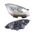Right Headlamp (With Clear Indicator, Halogen, Takes H7 / H1 Bulbs, Supplied With Motor) for Citroen C4 Picasso 2011 on