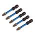 Draper Expert 05647 PZ Type Impact Screwdriver Bits, No.2 x 50mm, 1/4" Hex   Pack of 5