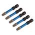 Draper Expert 05648 PZ Type Impact Screwdriver Bits, No.3 x 50mm, 1/4" Hex   Pack of 5