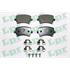 LPR Rear Brake Pads (Full set for Rear Axle)