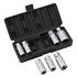 Draper 07119 Stud Extractor Set, 3/8" Sq. Dr., 1/2" Sq. Dr. (7 Piece)