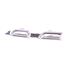 Dacia Duster 2015 2018 LH (Passengers Side) Front Bumper Grille Trim, Lower, Chrome