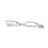 Dacia Duster 2015 2018 RH (Drivers Side) Front Bumper Grille Trim, Upper, Chrome