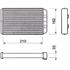 Heater Radiator Notes: Air Con.: Yes   No Size (mm): 210 x 162 x 33
