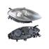 Right Headlamp (Grey Bezel, Twin Reflector, Halogen, Takes H7/H1 Bulbs, Supplied With Motor And Bulbs, Original Equipment) for Fiat BRAVO 2010 on